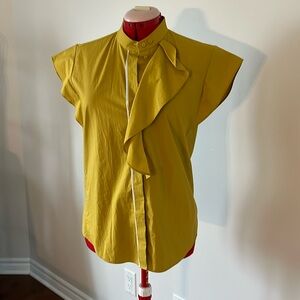 LUISA Cerano mustard blouse